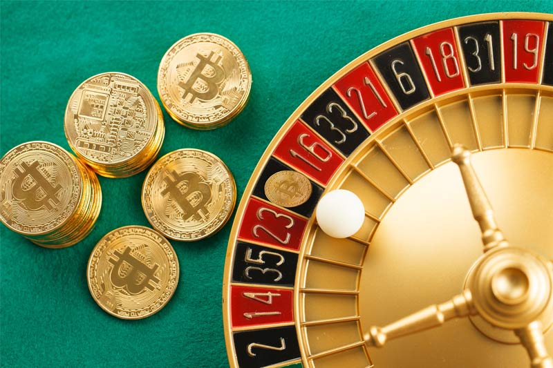 Crypto-staking functionality in casinos