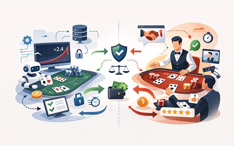 Real-dealer gambling content Gambling content with real dealers: reasons for popularity