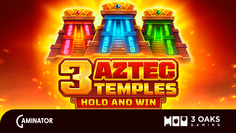 3 Aztec Temples: Hold and Win by 3 Oaks