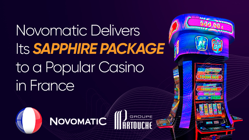 SAPPHIRE PACKAGE by Novomatic: debut in France
