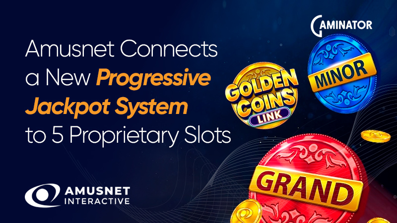 Golden Coins Link by Amusnet: jackpot system