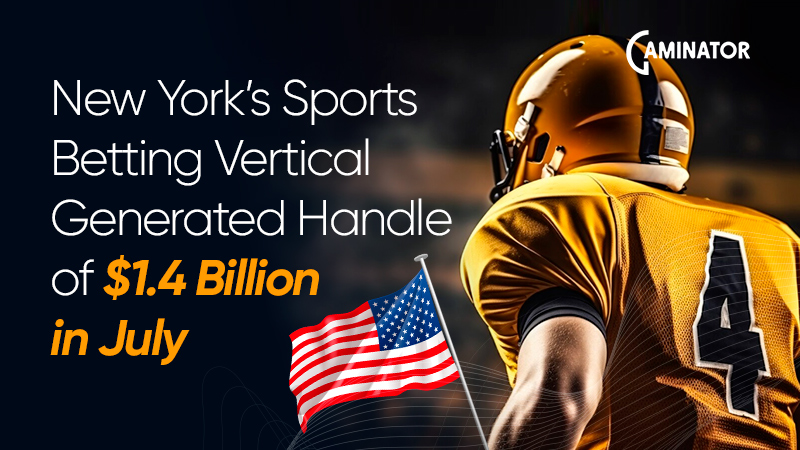 New York sports betting handle and revenue in July 2025
