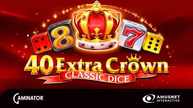 40 Extra Crown Classic Dice by Amusnet