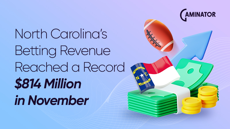North Carolina’s sports betting revenue in November 2025