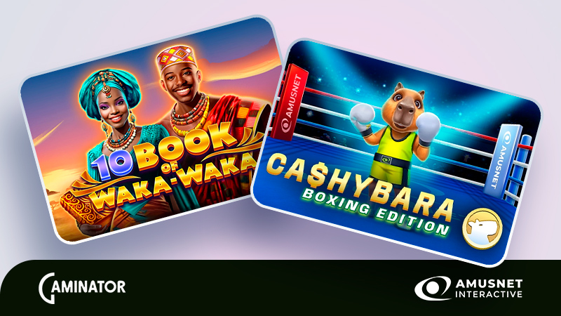 Cashybara Boxing Edition and Book of Waka Waka by Amusnet